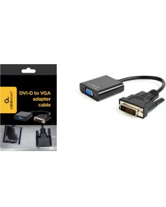 Преходник DVI-VGA GEMBIRD A-DVID-VGAF-01
