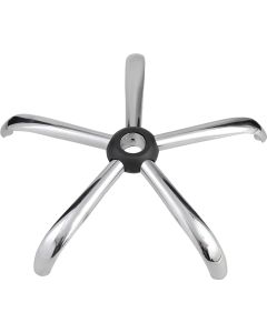 Звезда за офис стол - хромирана