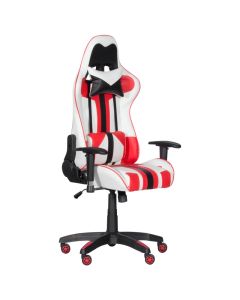 Геймърски стол Carmen 6192 - червен-бял