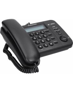 Стационарен телефон Panasonic KX-TS560FXB - черен