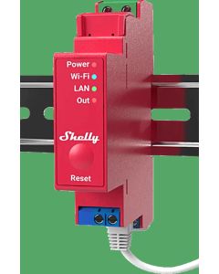 Едноканално WiFi реле за DIN шина с измерване на мощност Shelly Pro 1PM