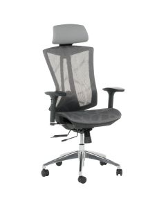 Ергономичен стол Carmen 7577 - сив