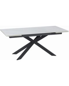 Разтегателна трапезна маса ELK - бяла