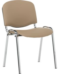 Посетителски стол Carmen 1135-1 LUX - бежов N