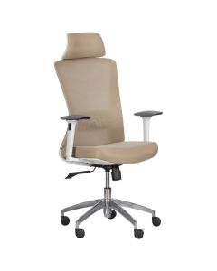 Ергономичен стол Carmen 7542 W - бежов