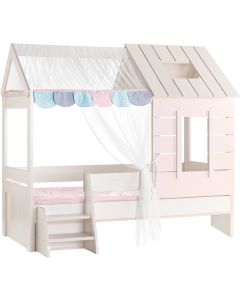 Детско легло къща PINK HOUSE - 90 х 200 - розово