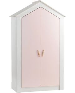 Двукрилен детски гардероб PINK HOUSE
