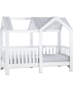 Детско легло къща Монтесори MIAMI 100 х 200 - бяло