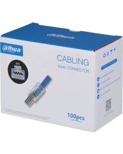 Конектор Dahua PFM976-631-PT RJ45 CAT6 Pass Through, 100 броя