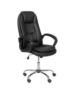 Президентски офис стол Carmen 6682-1 LUX - черен