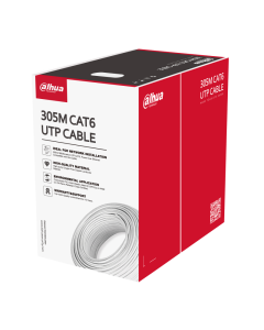 UTP кабел Dahua PFM920I-6UN-C  CAT6 PFM920I-6UN-C 305м - бял