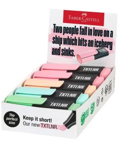 Faber-Castell Текст маркер TXTLNR, А, мини, пастелен, 10 броя