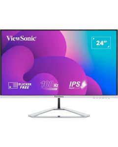 Монитор ViewSonic VX2476-SMH 23.8'' FHD IPS, сребрист
