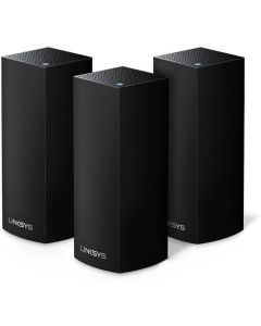 Безжичен мрежов рутер Linksys Velop Tri-Band WiFi 5 (3 броя), Черен