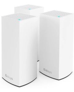Безжична мрежова система Linksys Atlas Pro 6 Dual-Band AX5400 WiFi 6 (3 броя), Бял