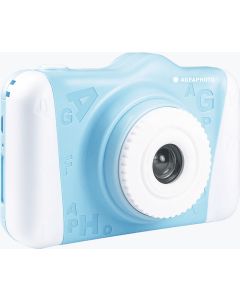 Детски дигитален видео и фотоапарат AgfaPhoto Realikids Cam 2 с фотофилтри, Син