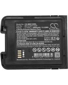 Батерия за баркод скенер M3 Mobile BK10 LiPo  3.7V 3600mAh Cameron Sino