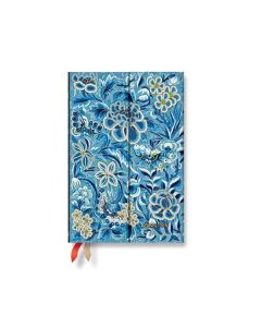 Paperblanks Планер Blue Willow, Mini, хоризонтален, твърда корица, 104 листа, за 2025-2026 година