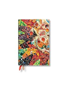 Paperblanks Планер Gaudi's Sun, Mini, хоризонтален, твърда корица, 104 листа, за 2025-2026 година