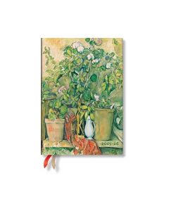 Paperblanks Планер Cezanne's Terracotta, Midi, хоризонтален, твърда корица, 104 листа, за 2025-2026 година