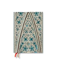 Paperblanks Планер Vault of the Milan Cathedral, Midi, хоризонтален, твърда корица, 104 листа, за 2025-2026 година
