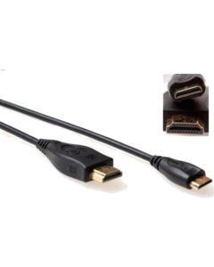 ACT HDMI A - HDMI C HDMI High Speed кабел, версия 1.4, M/M, 0.50M