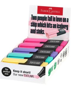 Faber-Castell Текст маркер TXTLNR, В, мини, пастелен, 10 броя
