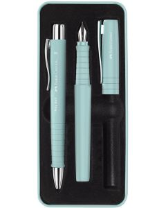 Писалка и химикалка Faber-Castell Poly, B, карибскосини