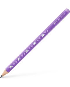 Faber-Castell Молив Jumbo Еднорог, чернографитен, НВ, лилав