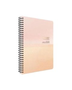 Gipta Тетрадка Papernotes, A4, бяла хартия, на квадратчета, PP корица, със спирала, 80 листа