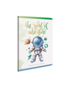Gipta Тетрадка Spirit, A4, бяла хартия, на квадратчета, картонена корица, 60 листа