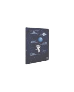 Gipta Тетрадка Astral, 13 x 21 cm, бяла хартия, широки редове, картонена корица, 60 листа