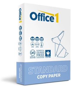 Office 1 Копирна хартия Standard, A4, 80 g-m2, 500 листа