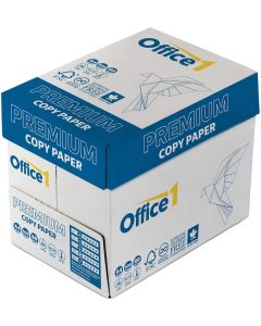 Office 1 Копирна хартия Premium, A4, 80 g-m2, 500 листа, 5 пакета