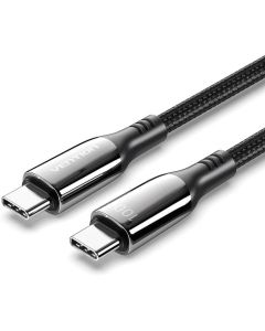 Vention кабел USB2.0 Type-C-Type-C 100W, LED display 2m - CTKBH