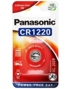 Бутонна батерия литиева PANASONIC CR1220 3V
