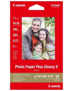 Canon Plus Glossy PP-201, 265 g-m2, 10 х 15 cm, 100 листа