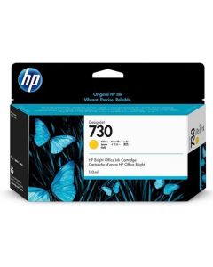 Оригинален патрон HP P2V64A, No730, 130 ml, Yellow
