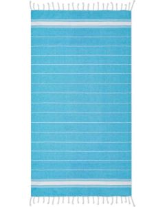 More Than Gifts Плажна кърпа Malibu, памук, 170 x 90 cm, светлосиня