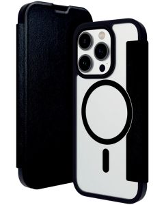 Калъф с капак dbramante1928 Helsinki Magsafe Case Apple iPhone 15 Pro, Black/Clear