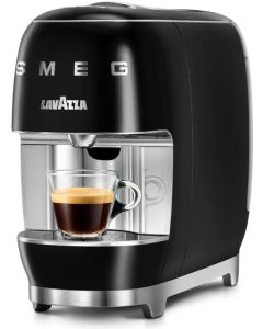 Lavazza A Modo Mio SMEG, 0.9 литра резервоар, регулируема поставка, 1250W, черен