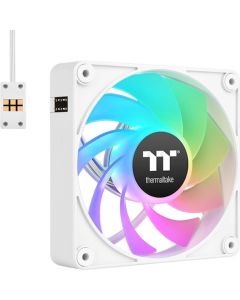 Thermaltake CT140 EX Reverse ARGB Sync PC Cooling Fan 3 Pack Magnetic Connect White