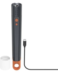 HAMA LED Фенер FLX1200-C, презареждащ се, удароустойчив, алуминиев, 4 режима + SOS