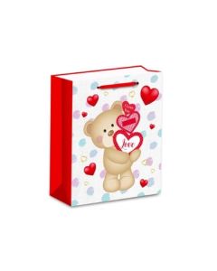 Подаръчна торбичка Love, 26 х 32 х 10 cm, дизайн 1