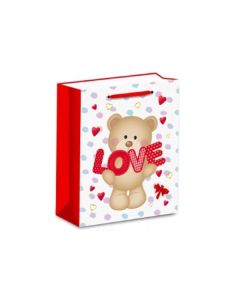 Подаръчна торбичка Love, 26 х 32 х 10 cm, дизайн 2