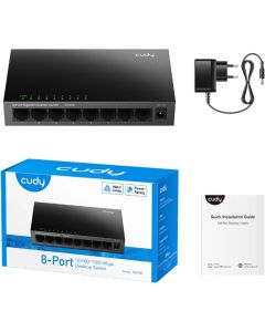 Switch Cudy GS108 8-портов, 10/100/1000 Mbps 