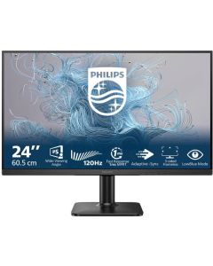 Philips 24E2N1110/00, 23.8\'\', IPS panel, AG, 3H, FHD 1920 x1080, 16:9, 120Hz, 1ms, 300 cd/m2, VGA, HDMI, Black