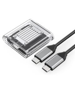 Orico външна кутия за диск Storage - Case - M.2 2230 NVMe - TC20-M2-10G-GY-BP - 10Gbps, Gray