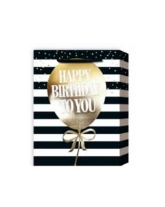 Подаръчна торбичка Happy Birthday, балон, 31 х 42 х 12 cm