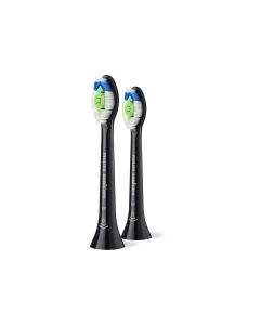 PHILIPS 2pcs toothbrush head Sonicare Optimal White black